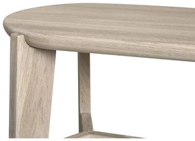 Scaun de bar în culoare naturală din lemn de stejar (înălțime șezut 75 cm) Eli – Blomus