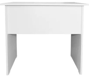 Birou Laptop, Alb, 75 x 75 x 50 cm