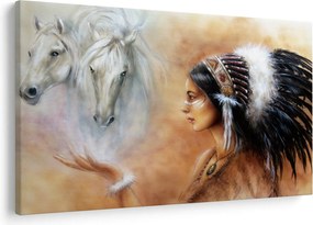 Tablou - Farmecele indienilor (90x60 cm)