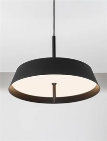 Lustra LED suspendata VELIO negru 45cm