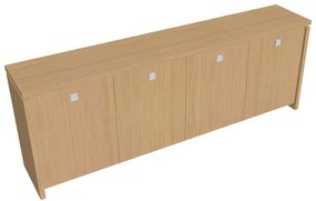 Dulap mic Verno 248 x 46 x 90 cm, stejar deschis