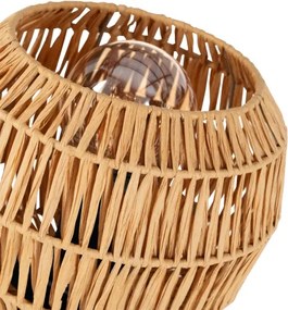 Eglo 44145 - Lampă de masă SHELDON 1xE27/40W/230V maro