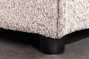 Taburete confortabil, suport pentru picioare Heaven 100cm, boucle sampanie bej