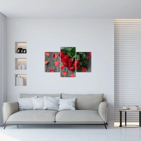 Tablou cu trandafiri (90x60 cm)