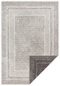 Covor exterior Ragami Berlin, 200x290 cm, negru - alb