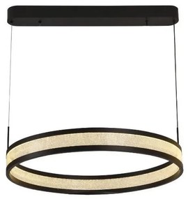 Lustră LED dimabilă pe cablu LED/45W/230V negru + telecomandă