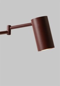 Aplica perete din metal cu brat articulat Bilbao visiniu