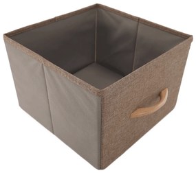 Comodă cu sertare din material textil HAZEL TIP 3,maro, XL