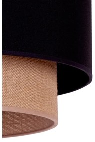 Lustră pe cablu Duolla BOHO 1xE27/15W/230V d. 45 cm negru/maro