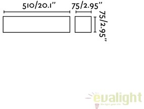 Aplica perete LED cu lumina ambientala TERA 63184