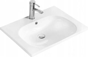 Mexen Erika chiuvetă încastrată 60 x 47 cm, albă - 25526000