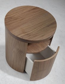 Masuta/ Noptiera eleganta design modern Dreams AC-LE313-NOGAL