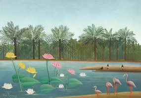 Reproducere Flamingos, 1910, Rousseau, Henri J.F. (Le Douanier)