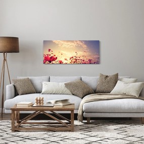 Tablou - Lunca cu flori (120x50 cm)