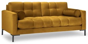 Canapea din catifea Cosmopolitan Design Bali, galben