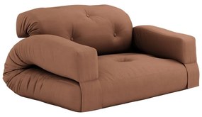 Canapea portocalie extensibilă 140 cm Hippo - Karup Design