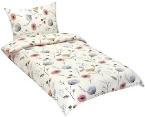 Bellatex Crepe lenjerie Makovice bej , 140 x 200,70 x 90 cm, 140 x 200 cm, 70 x 90 cm