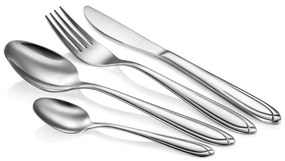 Tacâmuri argintii din oțel inoxidabil 24 buc. Scarlett – Tescoma