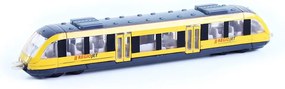 Tren galben RegioJet regional metal/plastic