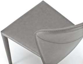 STONES Scaun din piele ecologică 49cm X 56cm H. 82cm | Aosom Romania