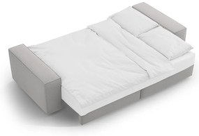 Canapea gri deschis extensibilă 247 cm Jodie – Micadoni Home