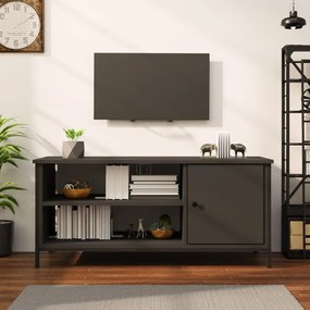 826300 vidaXL Comodă TV, negru, 100x40x45 cm, lemn prelucrat