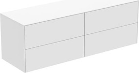 Dulap baza suspendat Ideal Standard Atelier Conca alb mat 4 sertare cu blat 160 cm