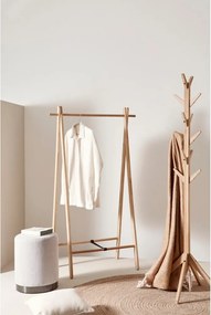 Suport pentru haine negru din lemn de mesteacăn 91x151x50 cm Daiki – Yes Everyday