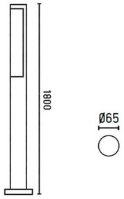 FARO 75524 - LED Lampă exterior BERET-3 LED/16W/230V IP54