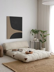Canapea extensibilă Fold Teddy 2 Cream