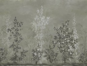 Fototapet, Chinoiserie Haze Green, Rebel Walls