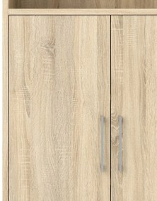 Bibliotecă modulară cu aspect de lemn de stejar 89x189 cm Prima – Tvilum