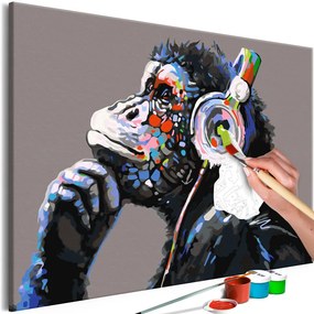 Pictura pe numere - Musical Monkey