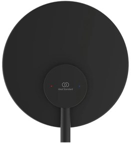 Baterie bideu incastrata, cu dus, furtun si suport, negru mat, Ideal Standard IdealSpray Negru mat