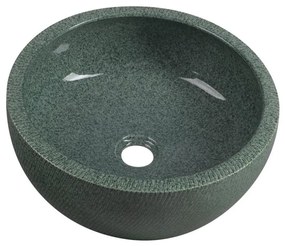 Sapho - Lavoar pentru blat PRIORI Ø 42 cm ceramică/verde