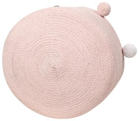 Coș de jucării pentru copii roz deschis din material textil ø 30x30 cm Bubbly – Lorena Canals