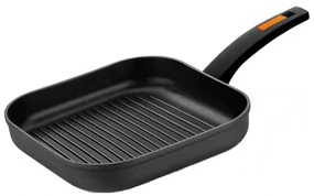 Tigaie Grill Monix Fuego, invelis antiaderent Xylan, aluminiu 4 mm, 28x28 cm