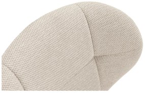 Scaune de dining crem 2 buc. Maori – Marckeric