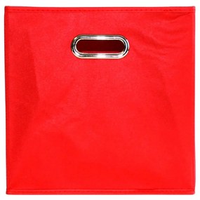 Cutie depozitare culoarea roșu 30×30 cm