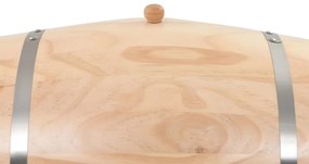 Butoi de vin cu robinet, 35 L, lemn masiv de pin 35 l