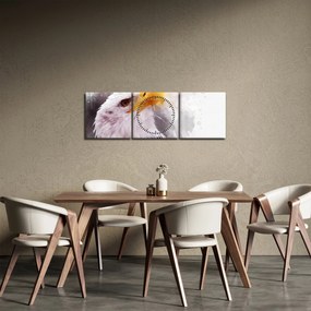 Tablou - Vultur (cu ceas) (90x30 cm)