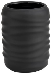 Suport pentru periuța de dinți negru din ceramică Illana – Wenko