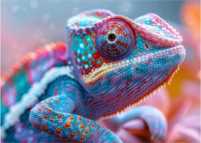 Tablou - Cameleon colorat (70x50 cm)