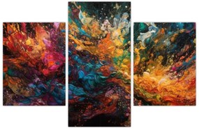 Tablou - Abstracția culorilor II. (90x60 cm)