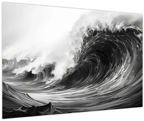 Tablou - Pictura valurilor (90x60 cm)