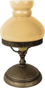 Veioza din alama stil nautic clasic Belle Epoque chihlimbar