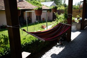 Hamac colorat pentru 2 persoane 190x150 cm