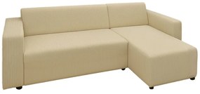 Husa elastica pentru canapea de colt MONDO, colt dreapta Culoare: Crem