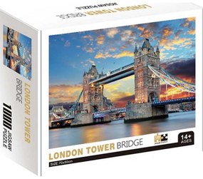 Puzzle carton, in cutie, Tower bridge, 1000 piese