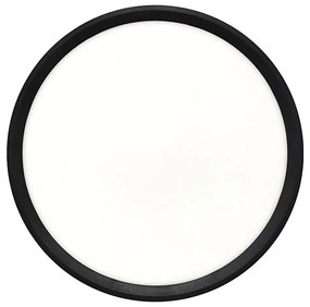 Lampă LED de tavan 24W/230V, 3000/4000/6500K, Ø 30 cm, neagră